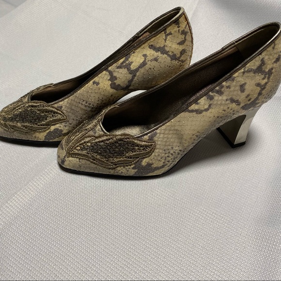 FERNANDO PENSATO LEATHER HEELS - Picture 4 of 7